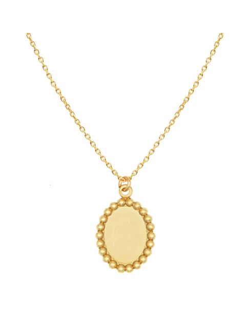 Collier Tristane en laiton doré