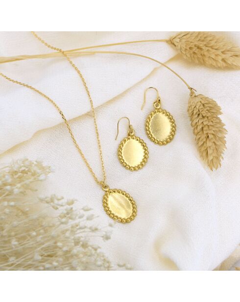 Collier Tristane en laiton doré