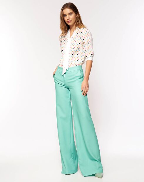 Blouse Anna écru/jaune