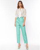 Blouse Anna écru/jaune