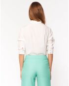Blouse Anna écru/jaune