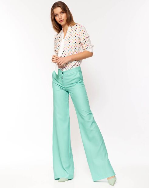 Anna ecru/gelbes Hemd