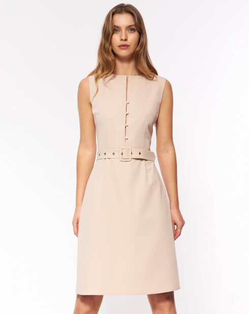 Robe Amélia beige