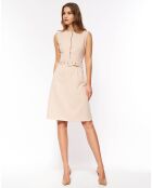 Robe Amélia beige