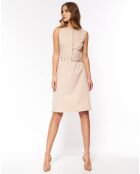 Robe Amélia beige