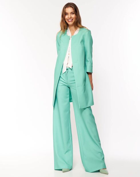 Pantalon Théa turquoise