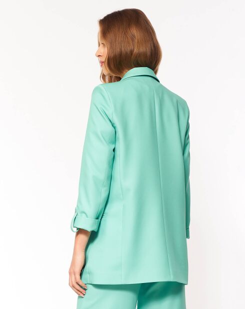 Veste Clémence turquoise