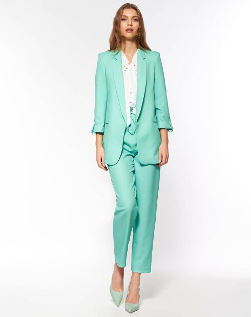 Veste Clémence turquoise