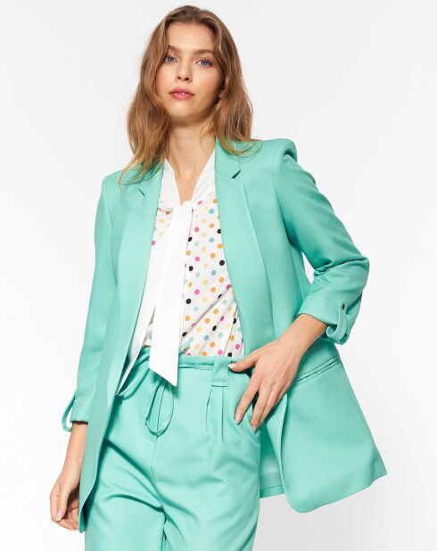 Veste Clémence turquoise