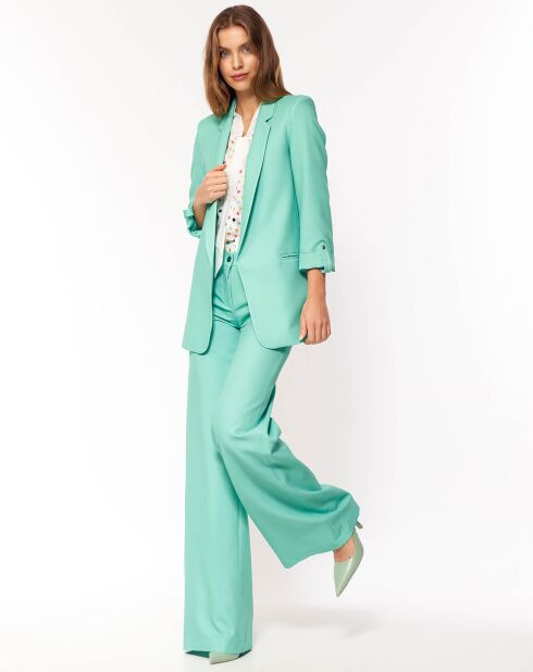 Veste Clémence turquoise