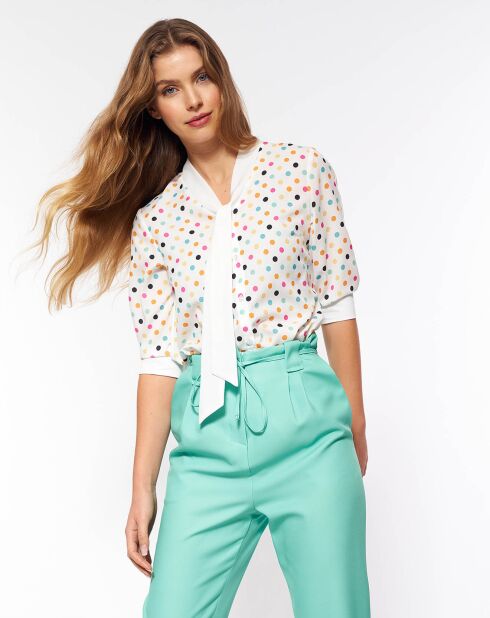 Pantalon Justine turquoise