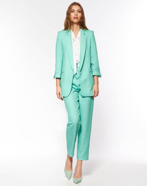 Pantalon Justine turquoise