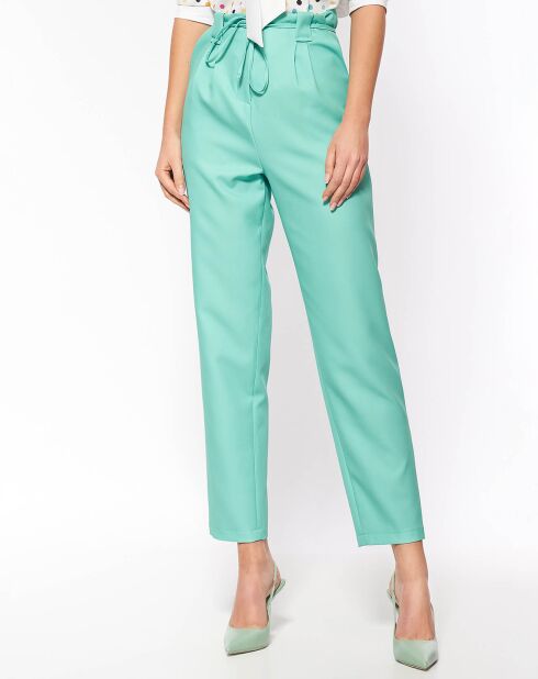 Pantalon Justine turquoise