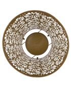 Porte-parapluies rond en métal fiori glam doré - D.24x42 cm