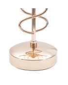 Lampe de table en métal doré/noir - D.30x61.5 cm