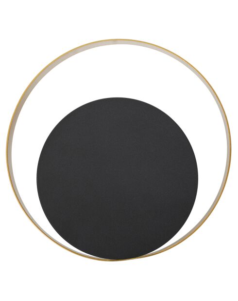 Wandlamp Shuttle goud/zwart - 25x8x25 cm