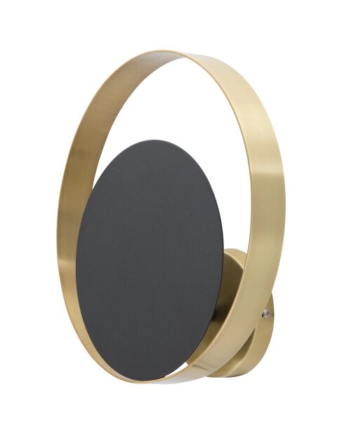 Wandlamp Shuttle goud/zwart - 25x8x25 cm