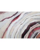 Peinture sur toile avec cadre en bois redy multicolore - 80x2.8x80 cm