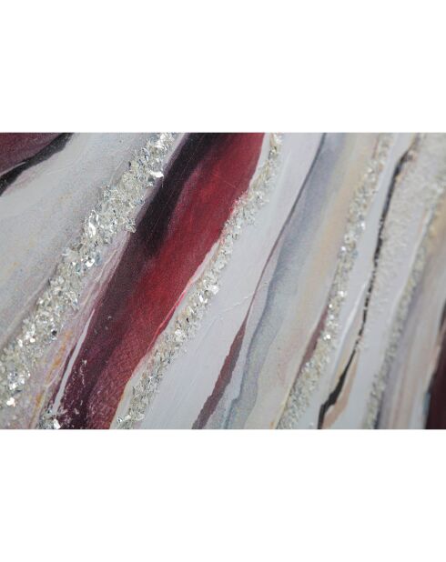 Gemälde auf Leinwand mit Holzrahmen fertig mehrfarbig - 80x2,8x80 cm