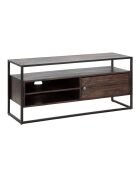 Meuble TV burn en bois marron - 120x40x55 cm