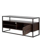 Meuble TV burn en bois marron - 120x40x55 cm