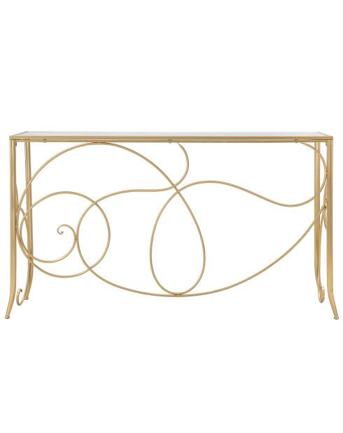 Console art dorée - 140x40x80 cm