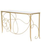 Console art dorée - 140x40x80 cm
