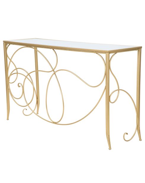 Console art dorée - 140x40x80 cm