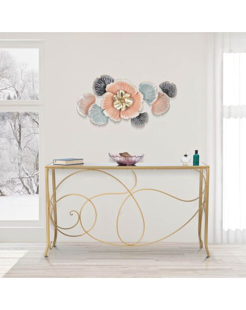 Console art dorée - 140x40x80 cm
