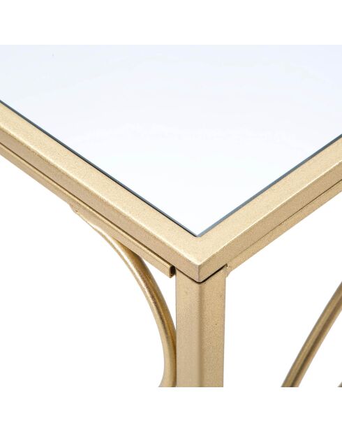 Console art dorée - 140x40x80 cm