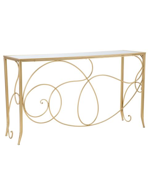 Consolle d'arte dorata - 140x40x80 cm