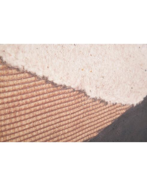 Dipinto su tela con cornice in legno scuro multicolore - 80x3,7x100 cm