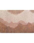 Peinture sur toile avec cadre en bois browny multicolore - 80x3.7x100 cm
