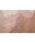 Peinture sur toile avec cadre en bois browny multicolore - 80x3.7x100 cm
