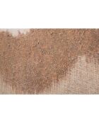 Peinture sur toile avec cadre en bois browny multicolore - 80x3.7x100 cm