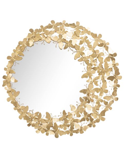 Miroir mural butterfly wind doré - D.81.5X3.5 cm