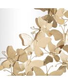 Miroir mural butterfly wind doré - D.81.5X3.5 cm