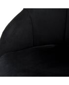 Tabouret de bar prague  noir/doré - 55x56x104 cm