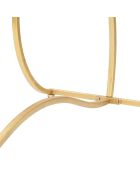 Console en métal sunshine doré/noir - 130x40x75 cm