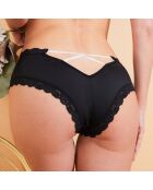 3 Shorties Rose noir/ivoire/marine