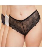 3 Shorties Acacia noir/ivoire/marine