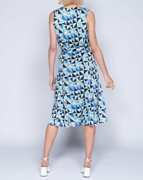 Robe Caroulette bleu/pétrole