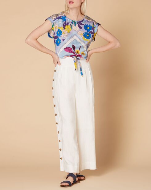 Echo T-shirt met veelkleurige opdruk