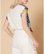 T-Shirt Echo imprimé multicolore