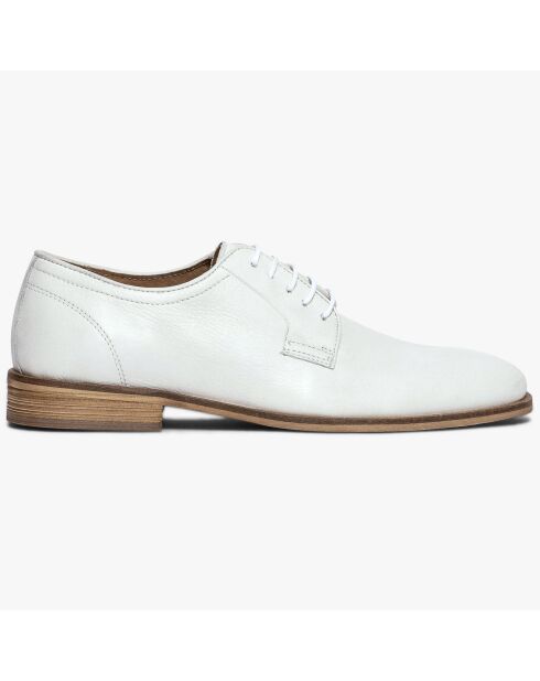 Derbies en Cuir Lisbonne blancs