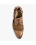 Derbies en Cuir & Toile Lisandro camel