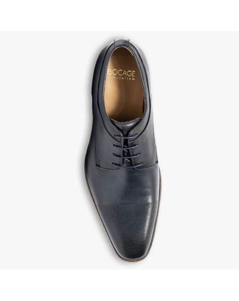 Derbies en Cuir Livio  marine