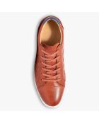 Sneakers en Cuir Kolia orange