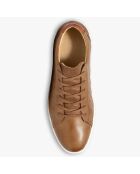 Sneakers en Cuir Kolia camel