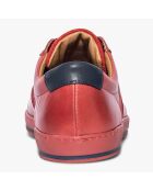 Sneakers en Cuir Kalou rouges